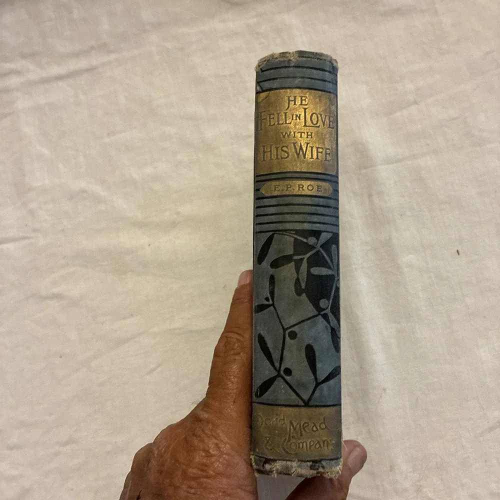 1886 First Edition E P ROE * He Fell In Love With His Wife *Decorative Good